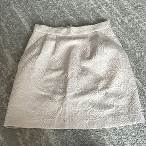 Cream skirt